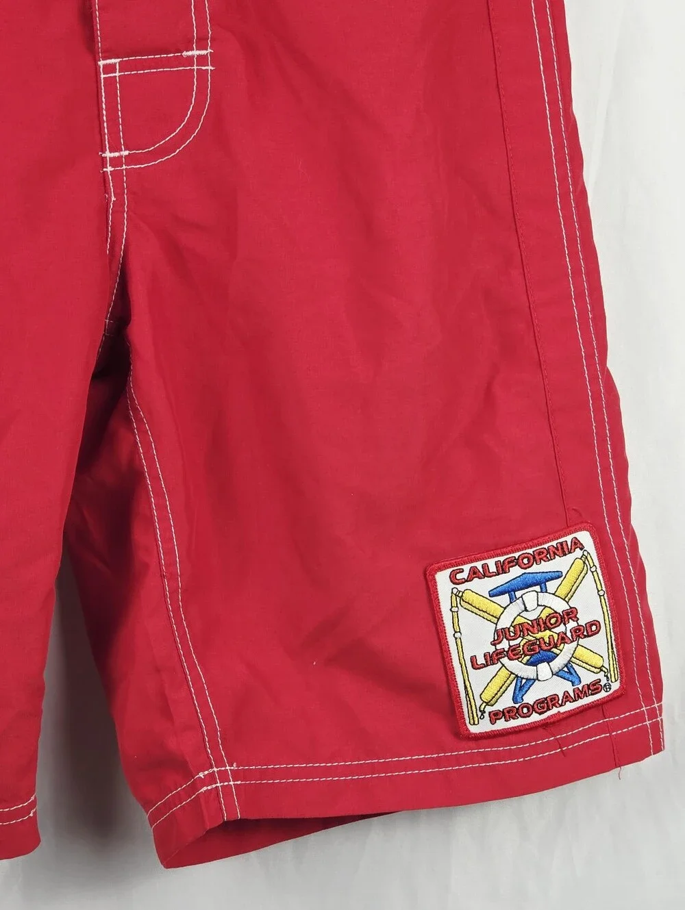 Original Watermen Junior Lifeguard Drawstring Cargo Swim Shorts Size JR Large